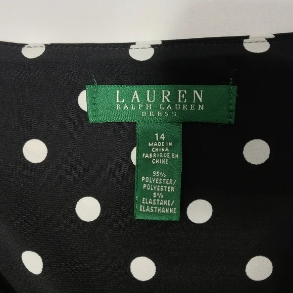 Lauren Ralph Lauren Sleeveless Lined Midi Dress. Size 14 NWT - Picture 7 of 9